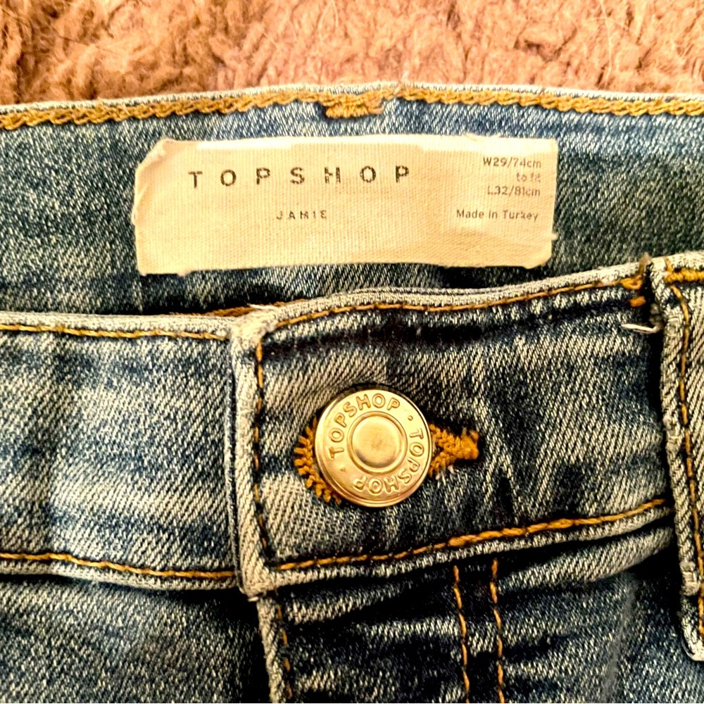 Topshop Size 29 Janie skinny jeans in perfect condition